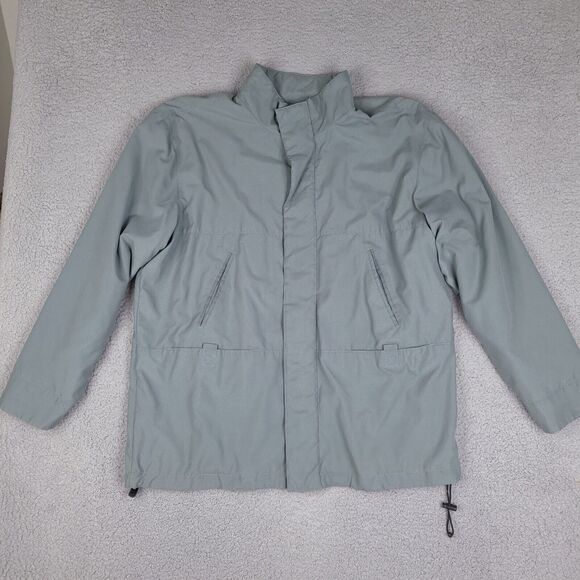 Bill Blass Jacket Mens XXL Green Full Zip Windbreaker Polyester Nylon‎ - Picture 1 of 16